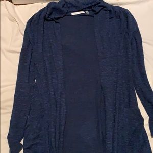 Long Blue Cardigan- Linda Matthews